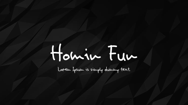 Homin Fun Font