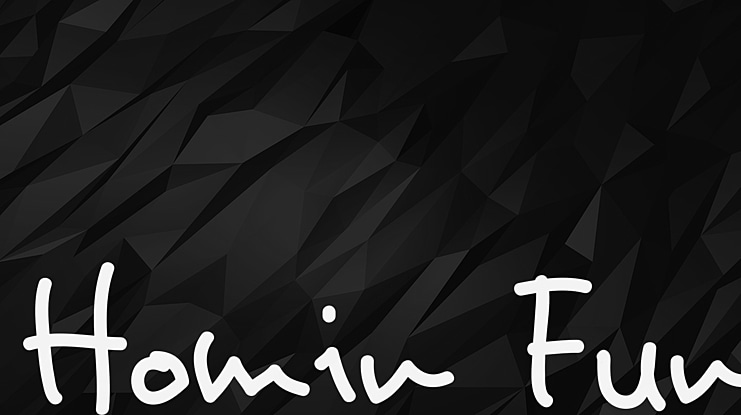 Homin Fun Font