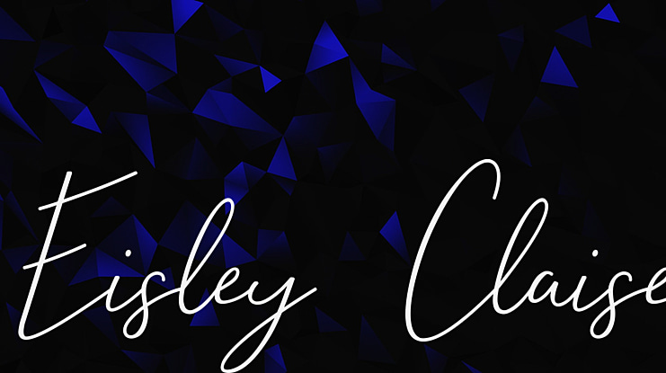 Eisley Claise Font