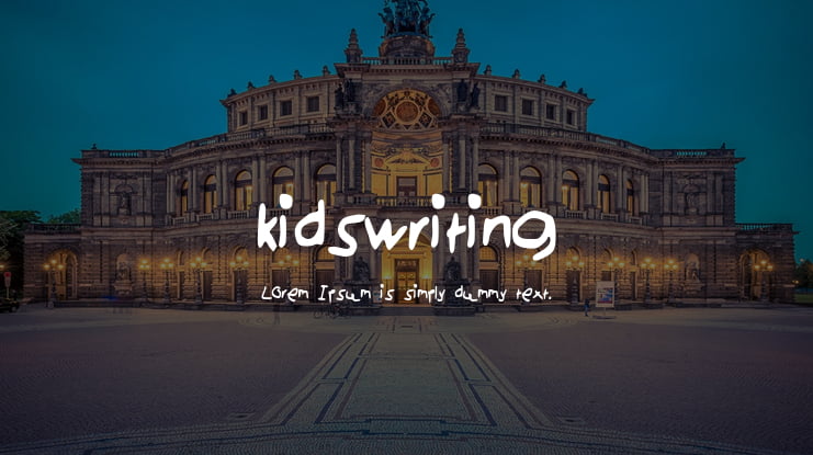 kidswriting Font