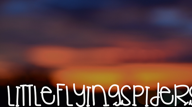 LittleFlyingSpiders Font
