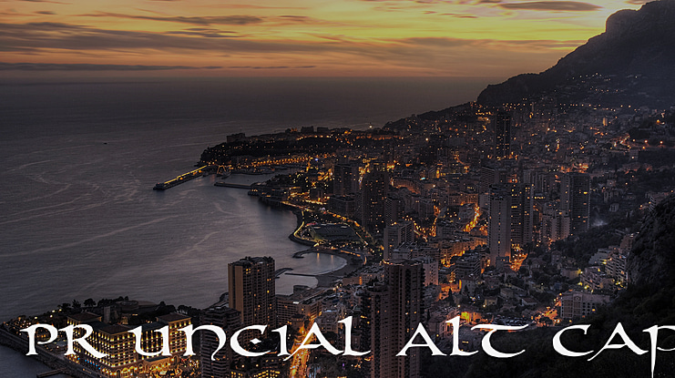 PR Uncial Alt Caps Font Family