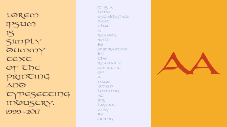 PR Uncial Alt Caps Font Family