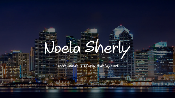 Noela Sherly Font Family