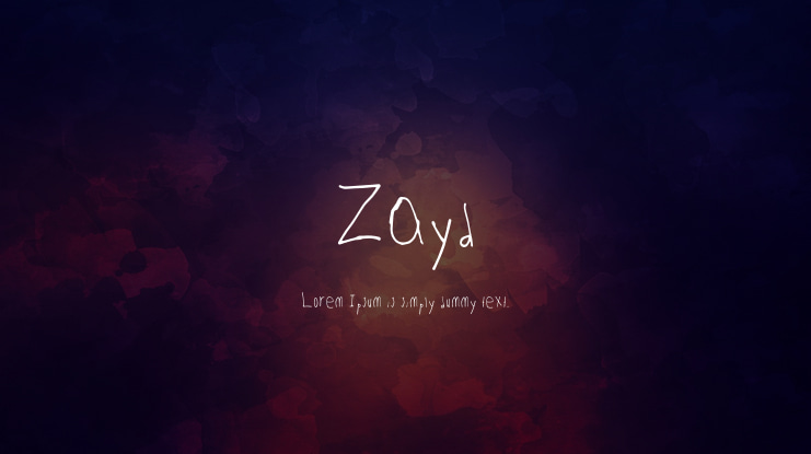 Zayd Font