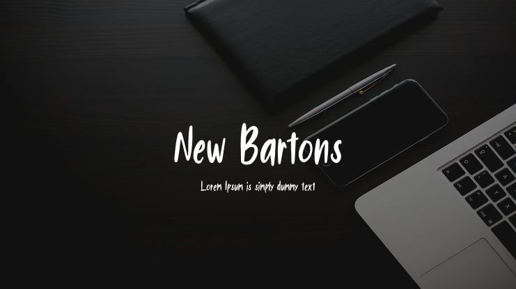 New Bartons Font