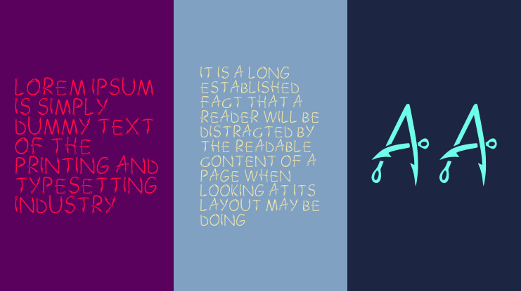 Zain Fishing Hooks Font