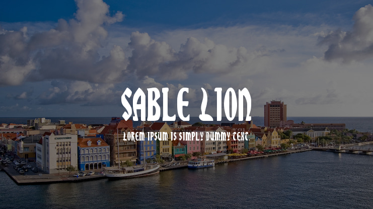 Sable Lion Font Family
