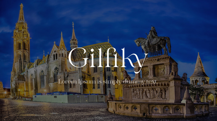 Gilfiky Font