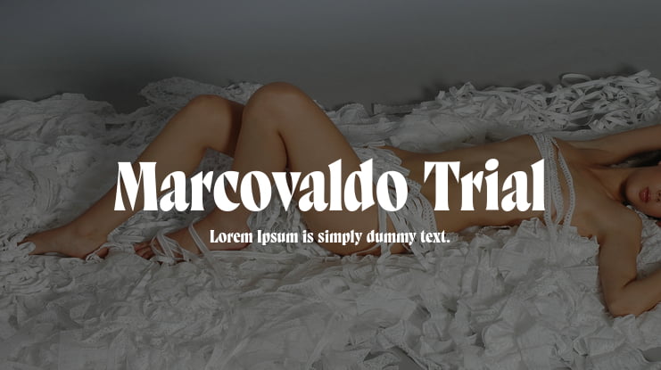 Marcovaldo Trial Font