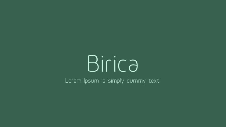 Birica Font
