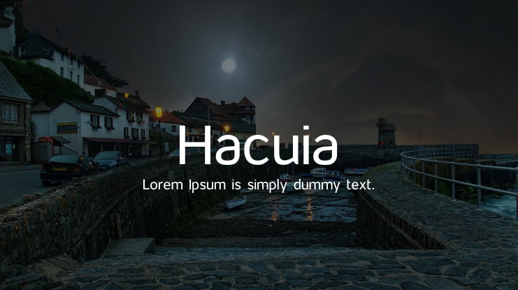 Hacuia Font