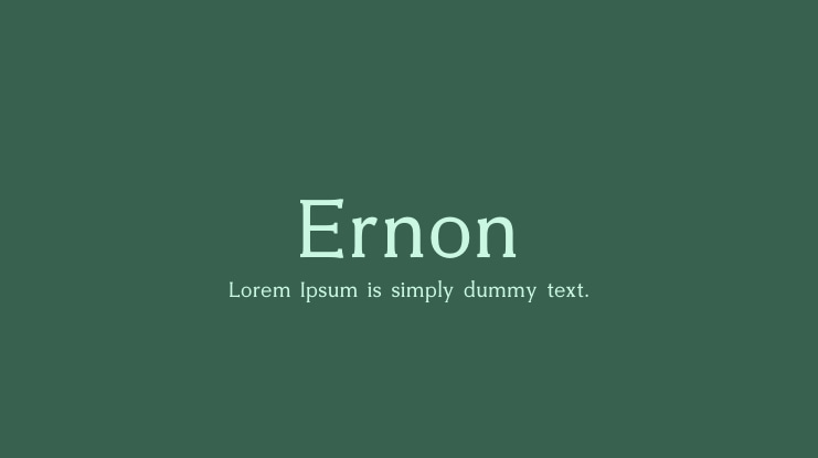 Ernon Font