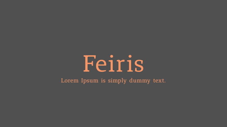 Feiris Font