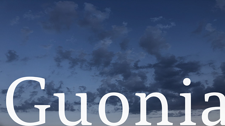 Guonia Font
