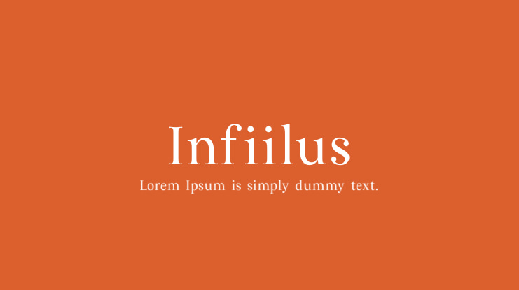 Infiilus Font