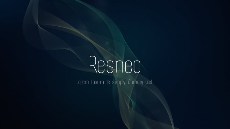 Resneo Font