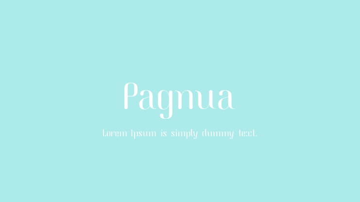 Pagnua Font