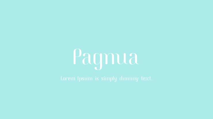Pagnua Font