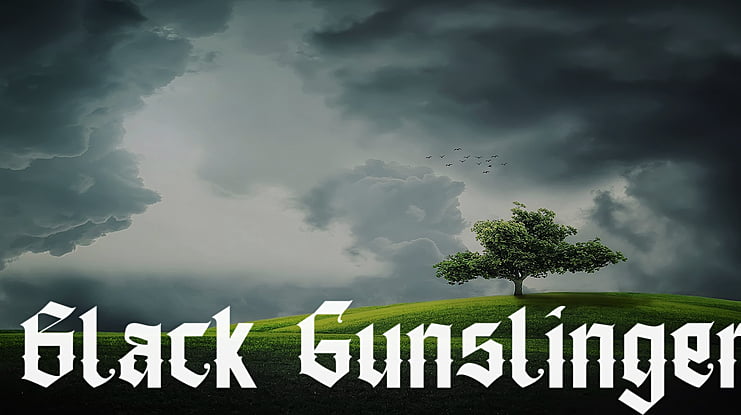 Black Gunslinger Font Family