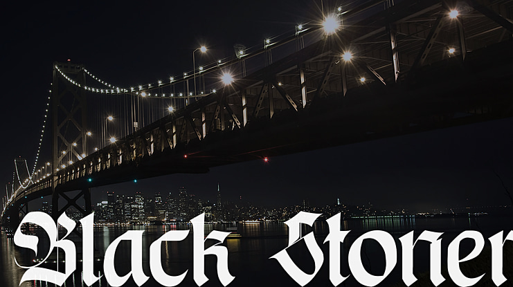 Black Stoner Font