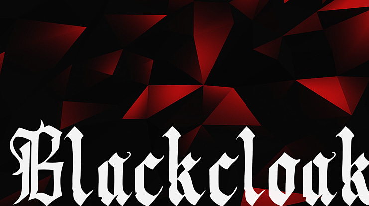Blackcloak Font