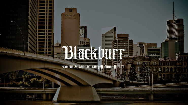 Blackburr Font