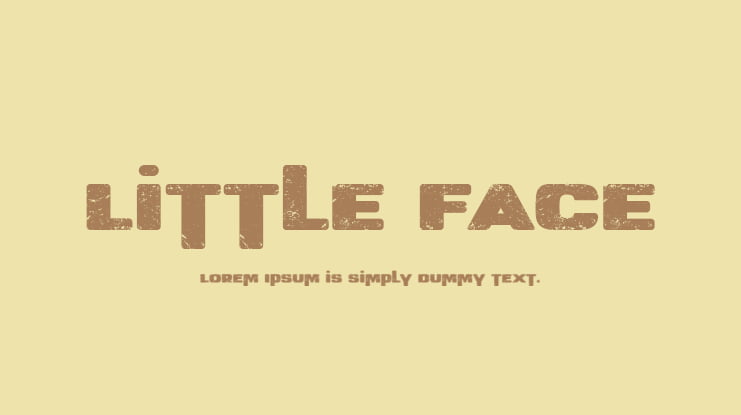 Little Face Font Family