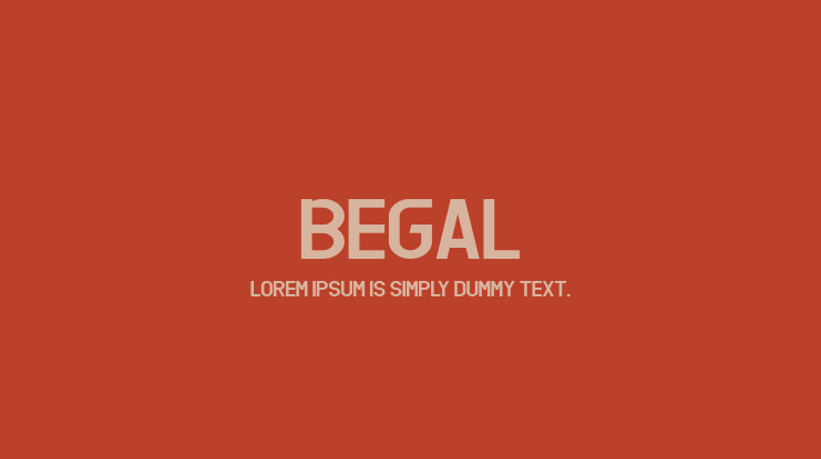 Begal Font