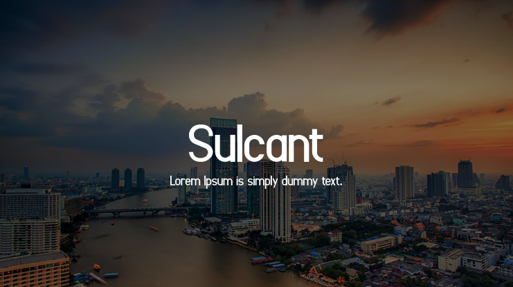 Sulcant Font Family