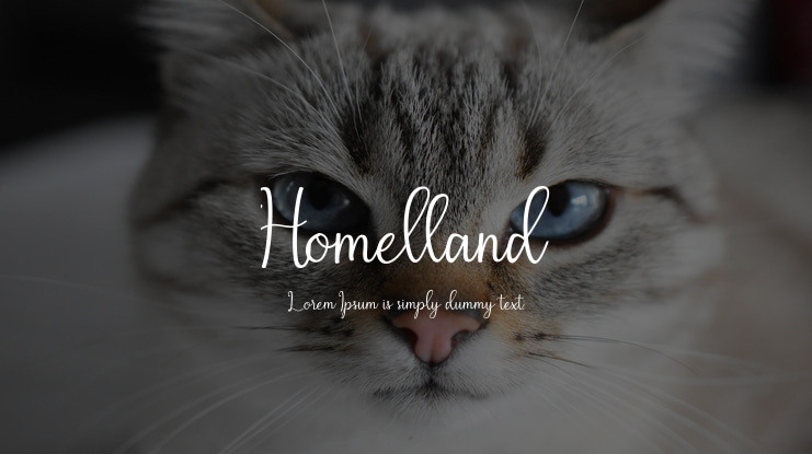 Homelland Font