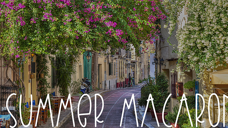 Summer Macaron Font