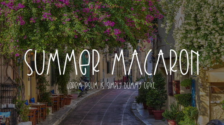 Summer Macaron Font