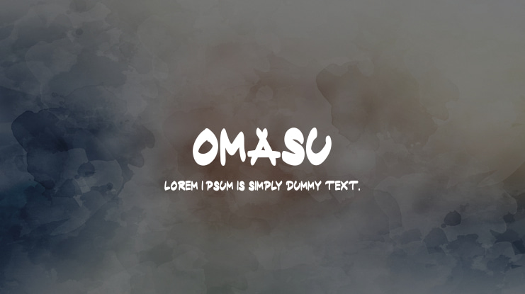 OMASU Font