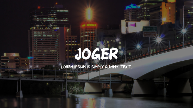 Joger Font
