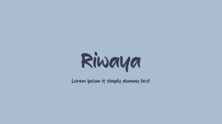 Riwaya Font