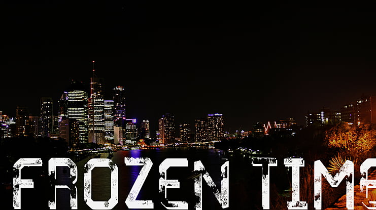 Frozen Time Font