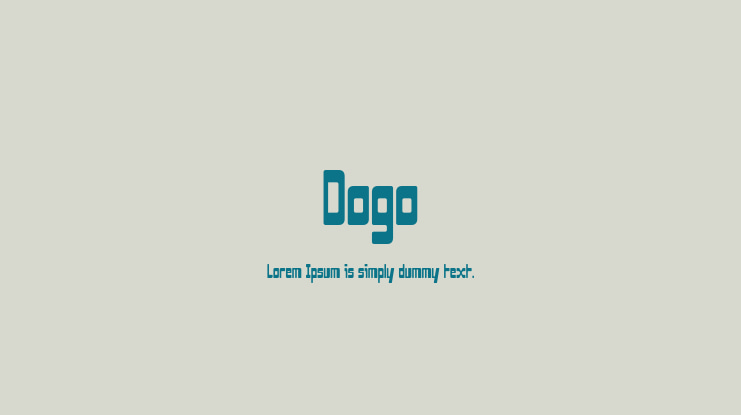 Dogo Font