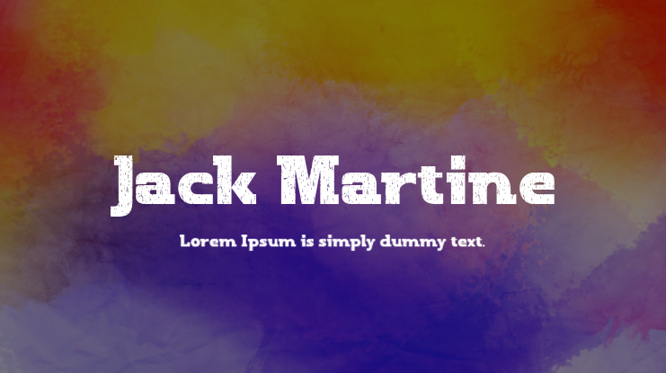 Jack Martine Font