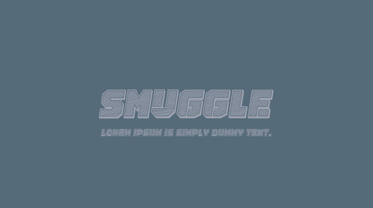 Smuggle Font Family