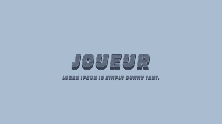 Joueur Font