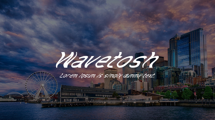 Wavetosh Font
