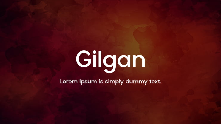 Gilgan Font
