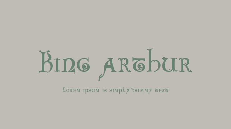 King Arthur Font