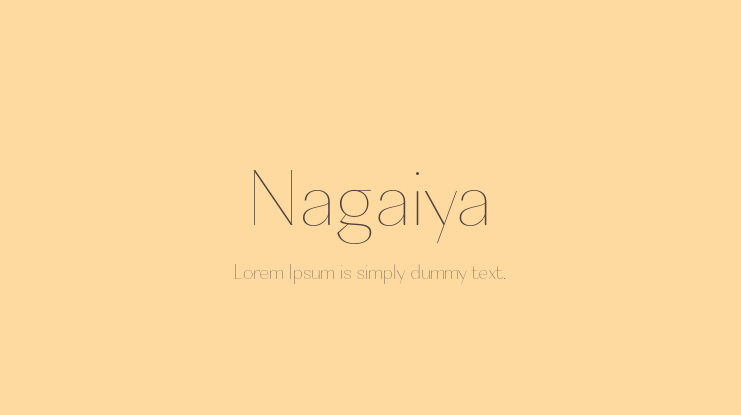 Nagaiya Font