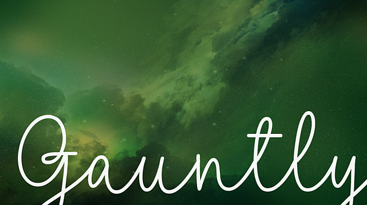 Gauntly Font