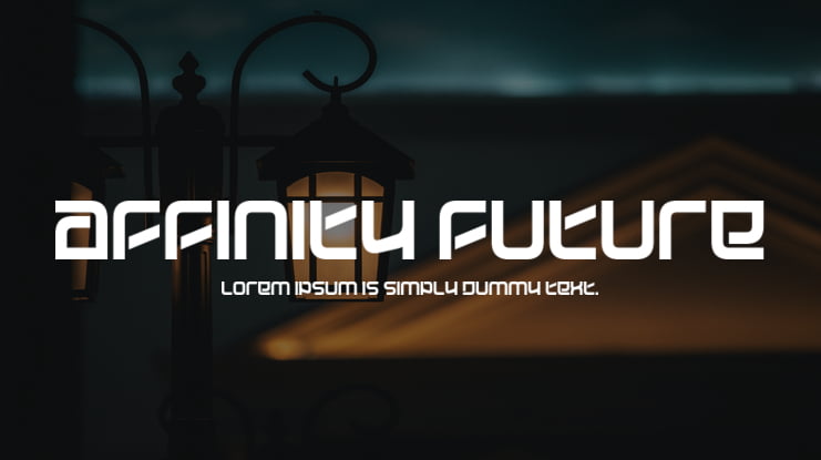Affinity Future Font