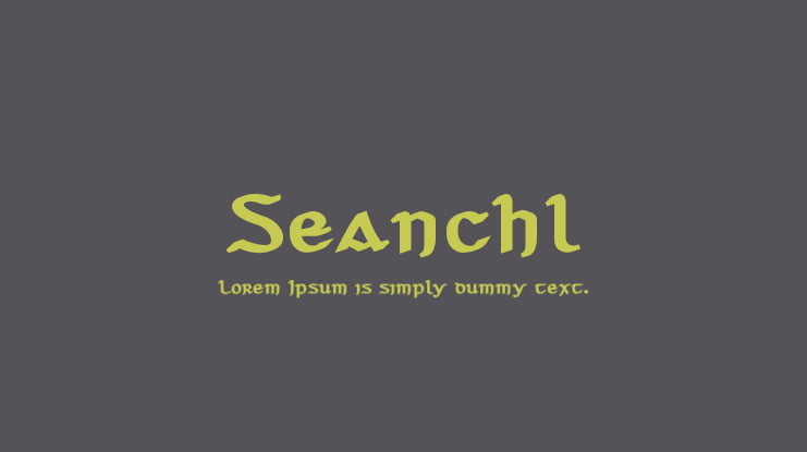 Seanchl Font
