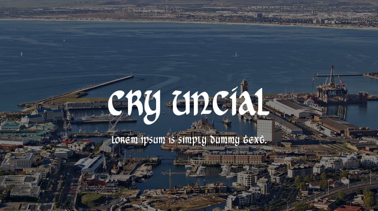 Cry Uncial Font Family