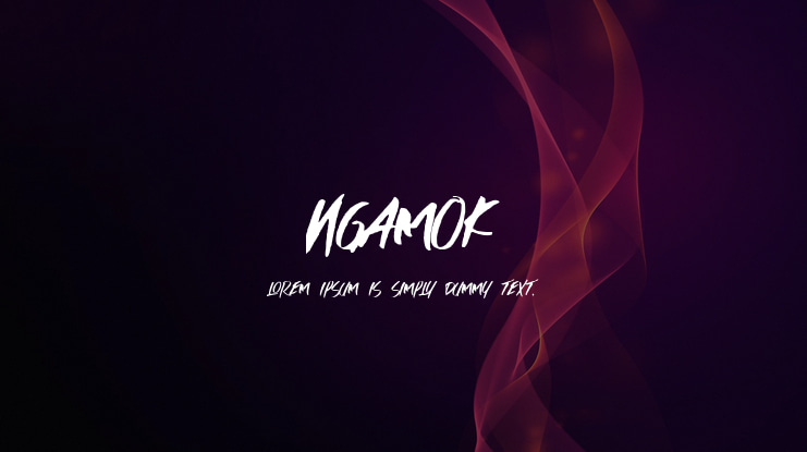 NGAMOK Font
